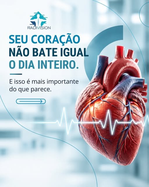 Seu coração não bate igual o dia inteiro